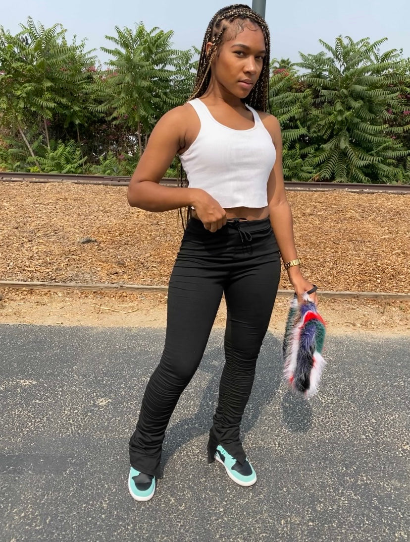 Stacked Girl Pants